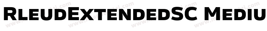 RleudExtendedSC Medium字体转换